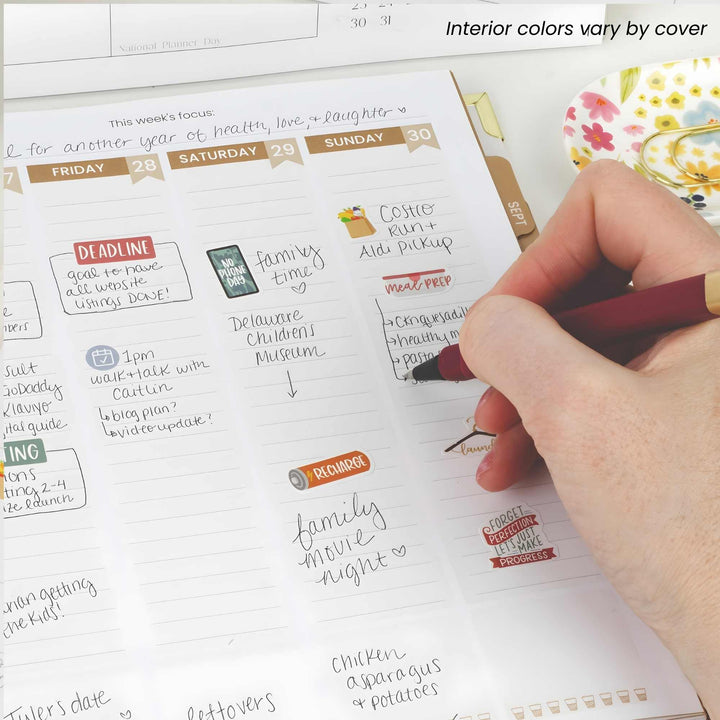 2026–27 Vision Goal Planner, 7.5" x 9" | Good Things Are Coming - bloom daily planners