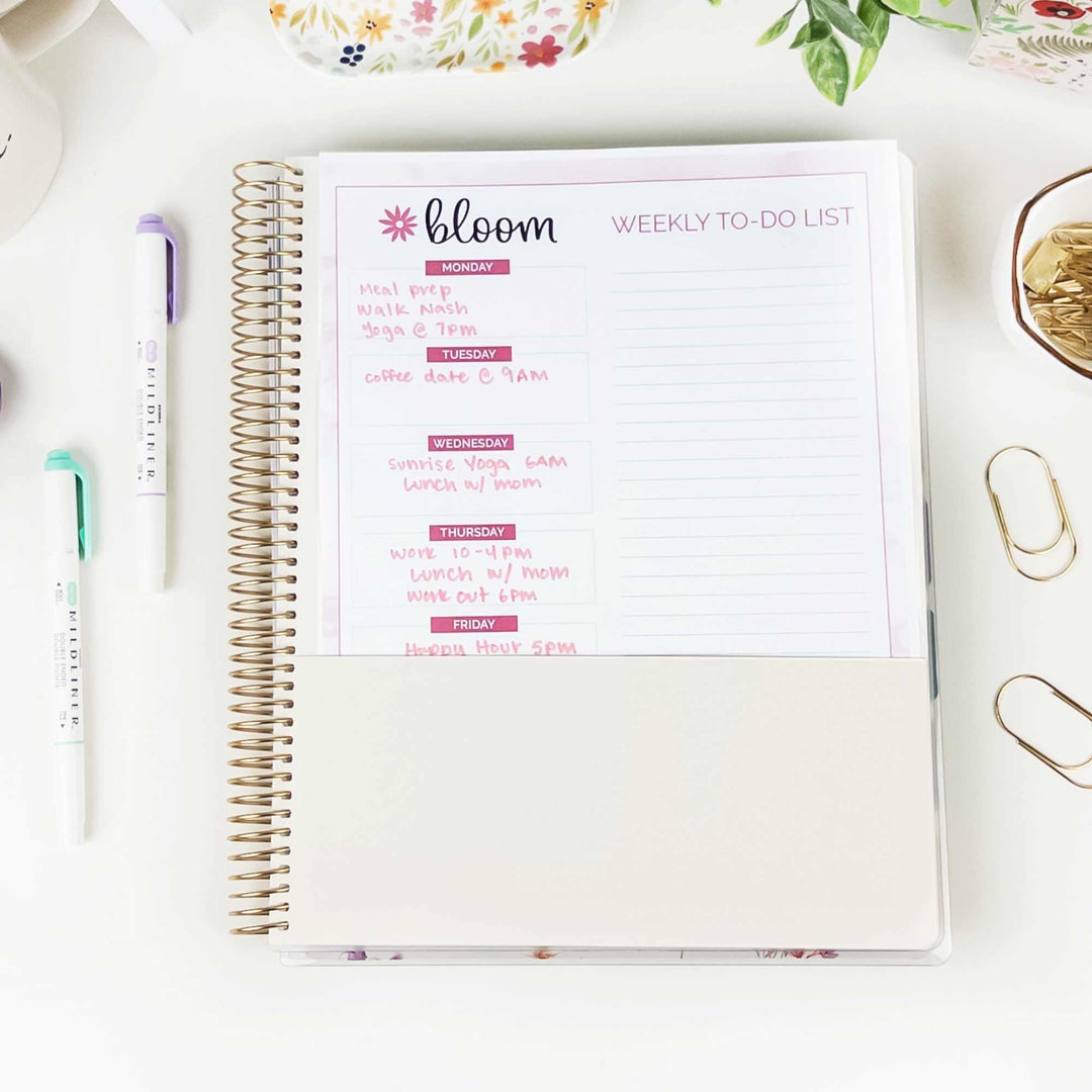 2026-27 Teacher Planner | Cool Tones | Interchangeable Cover - bloom daily planners