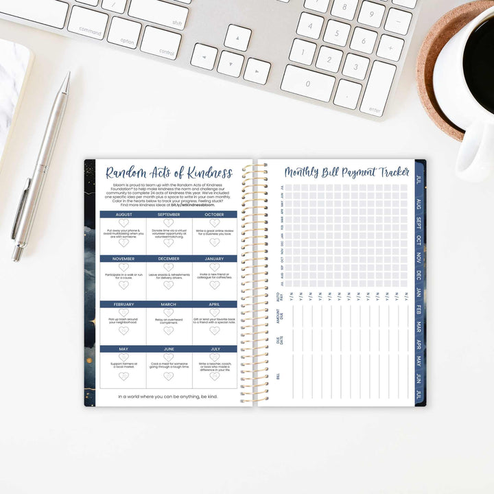 2026–27 Soft Cover Planner, 4" x 6" | Midnight Sky - bloom daily planners