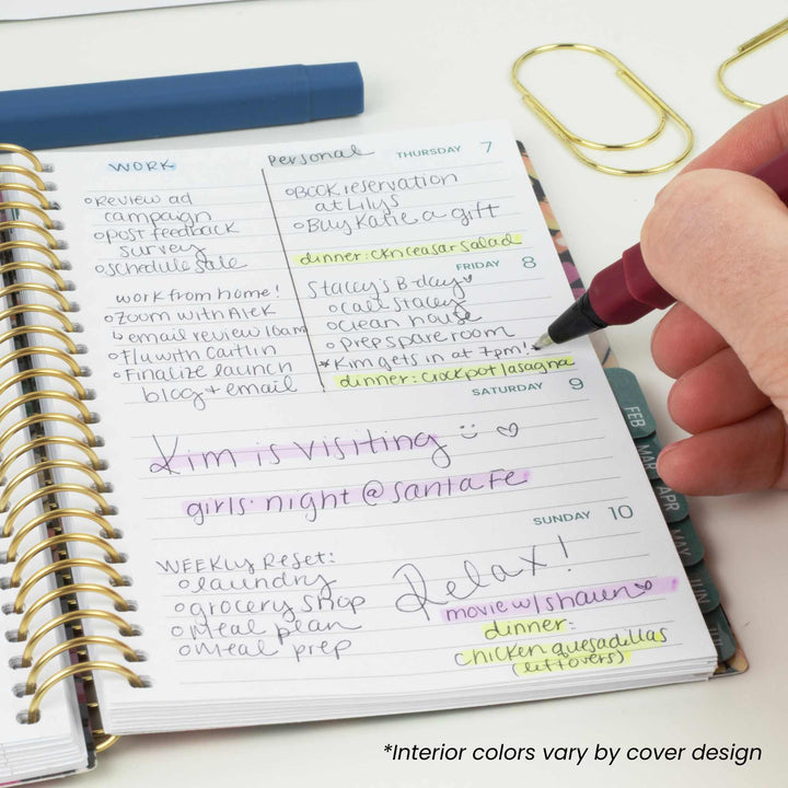 2026–27 Soft Cover Planner, 4" x 6" | Garden Party - bloom daily planners