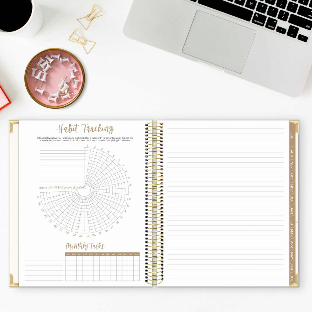 2026–27 Vision Goal Planner, 7.5" x 9" | Spread Kindness Like Wildflowers - bloom daily planners