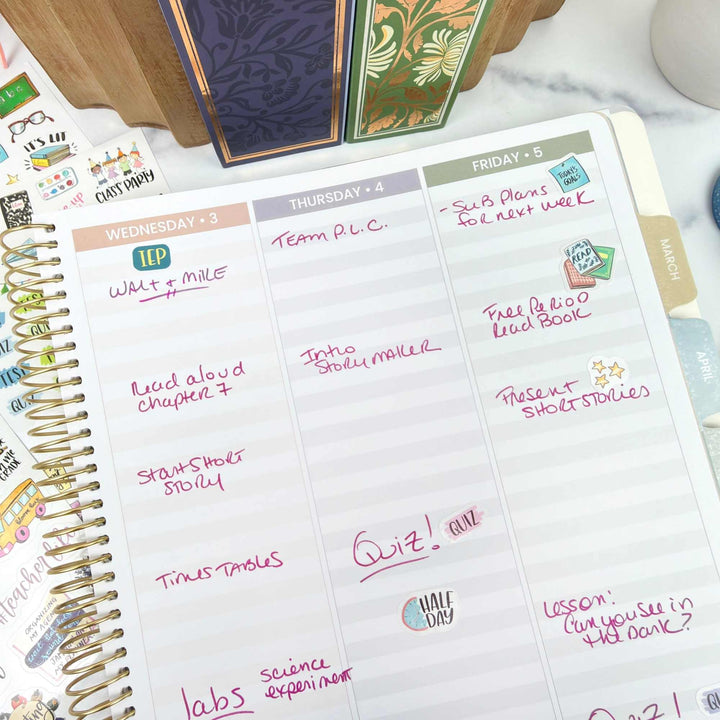 Planner Stickers | Teacher Pack | Vintage - bloom daily planners