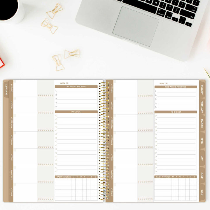 Undated Ultimate Planner & Calendar, Interchangeable Cover - bloom daily planners