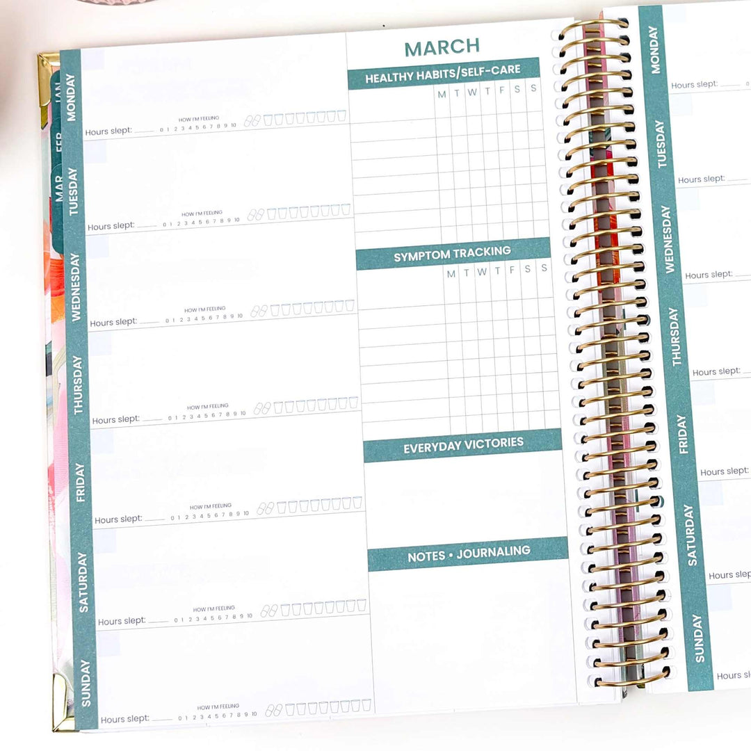 Chronic Illness Planner | Brushstroke Blooms - bloom daily planners