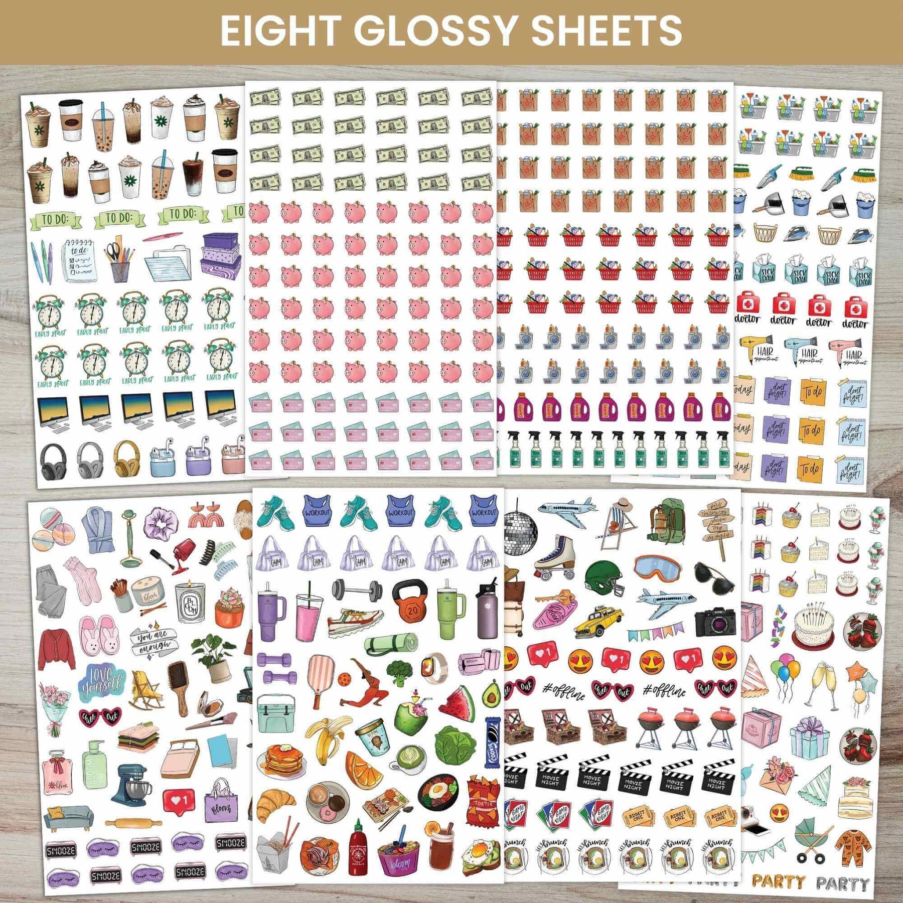 Sticker Bundling Best Selling Sticker Bundle - Planner Stickers, Organization – bloom ...