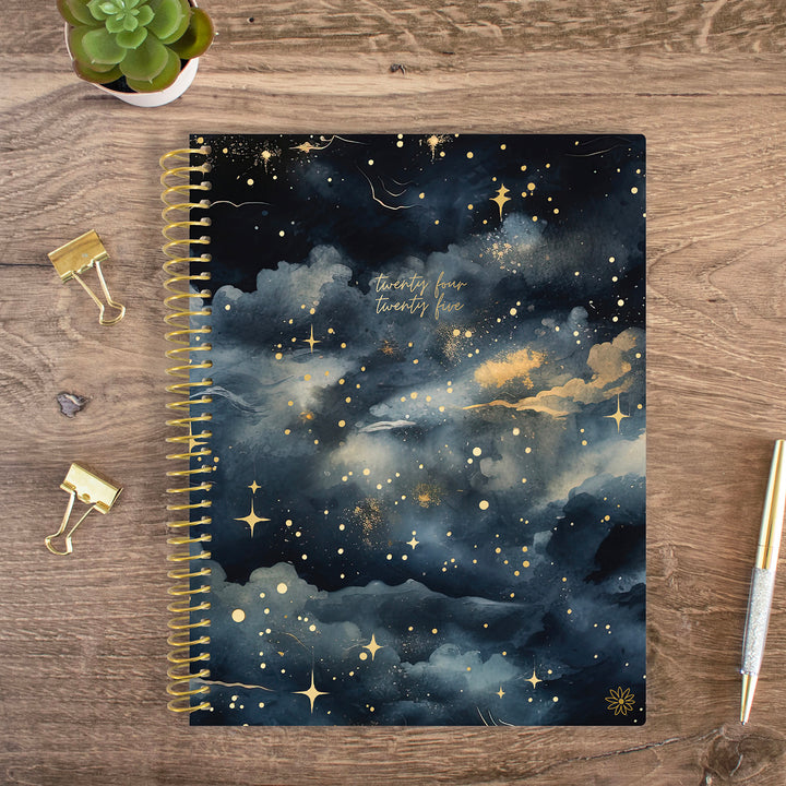 2024-25 Soft Cover Planner, 8.5" x 11", Midnight Sky