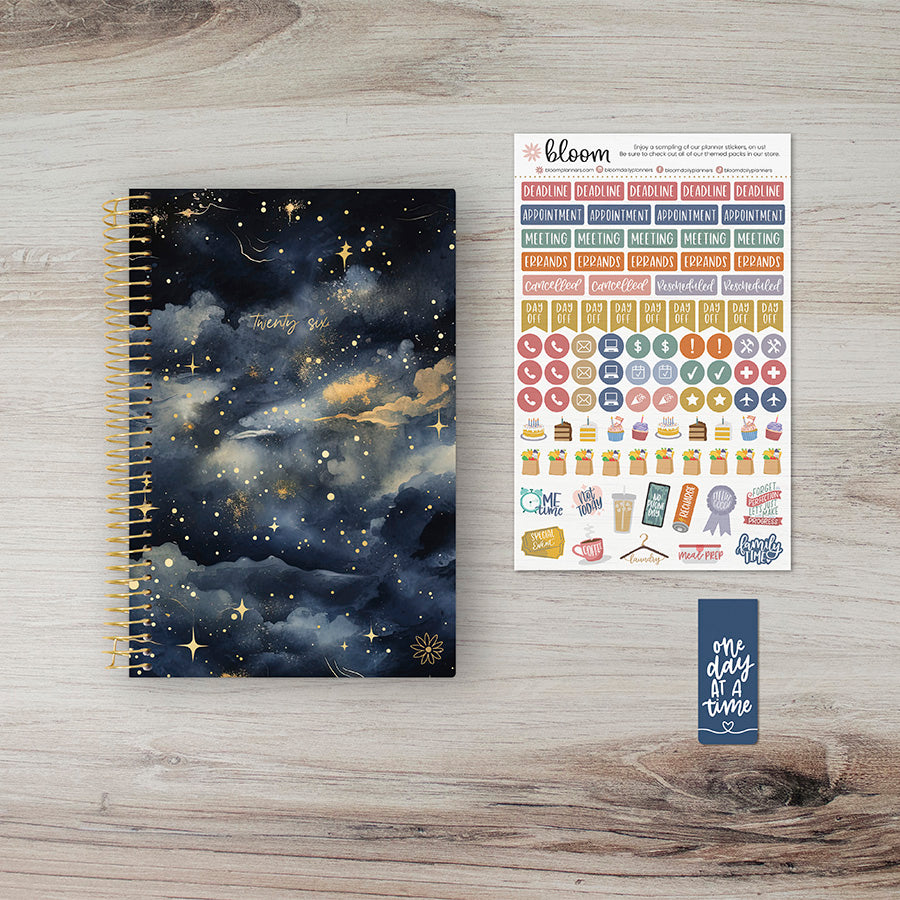 2026 Soft Cover Planner, 5.5" x 8.25", Midnight Sky