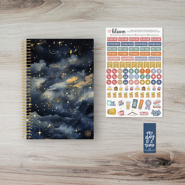 2026 Soft Cover Planner, 5.5" x 8.25", Midnight Sky