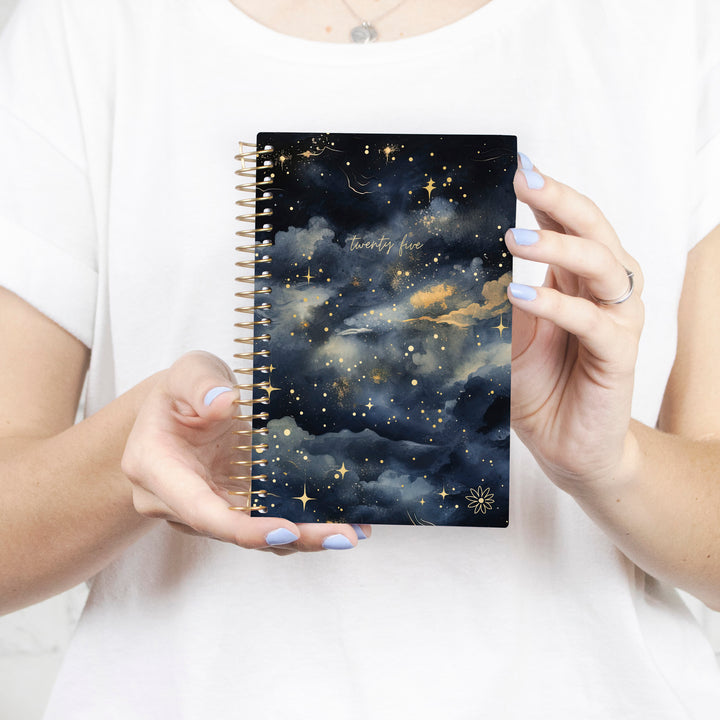 2025 Soft Cover Planner, 4" x 6", Midnight Sky