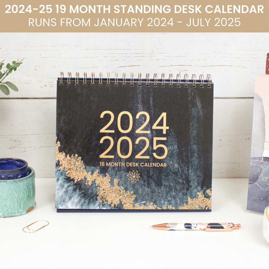2024-2025 Leather Planner Weekly and Monthly,18 Months Calendar book, 2024  Academic Planner From Jan. 2024 - Jun. 2025, 2024 Appointment Book, Daily