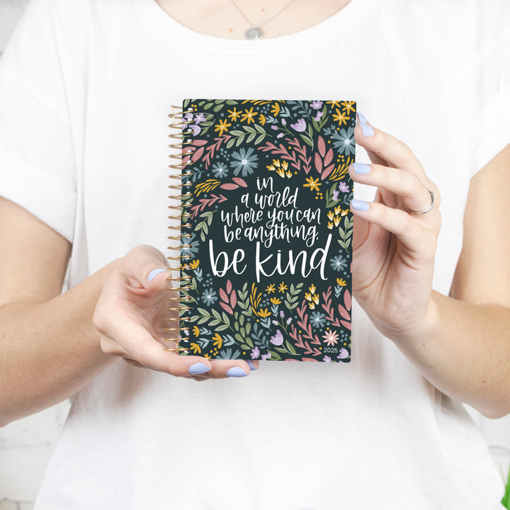 2025 Soft Cover Planner, 4" x 6", Be Kind