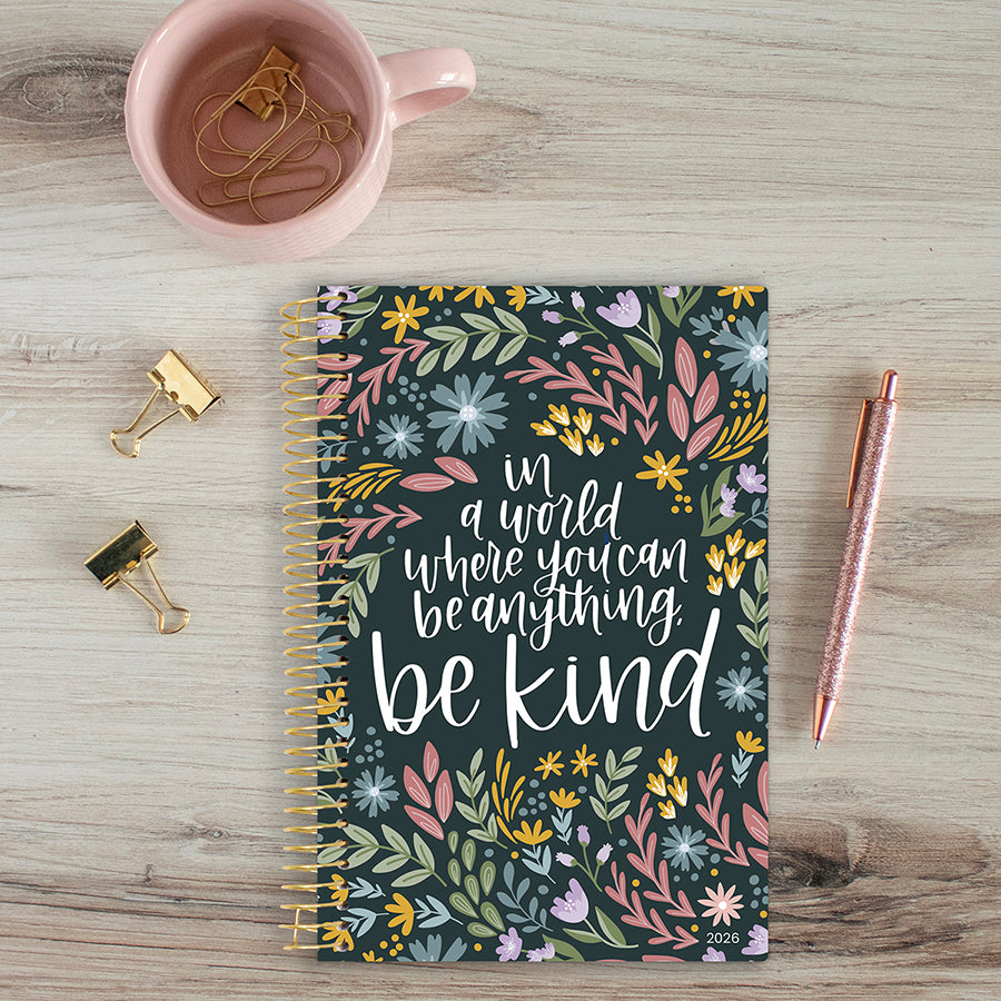 2026 Soft Cover Planner, 5.5" x 8.25", Be Kind