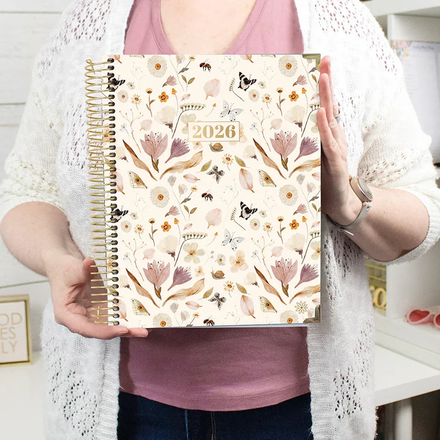 2026 Hard Cover Weekly Planner – 8.5