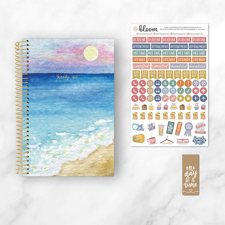 2026 Soft Cover Planner, 5.5" x 8.25", Coastal Calm