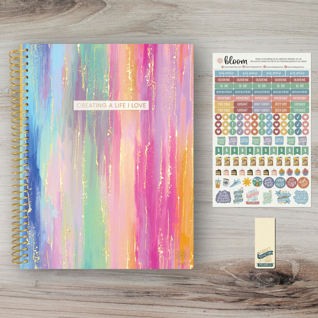 2025 Soft Cover Planner, 8.5" x 11", Creating A Life I Love