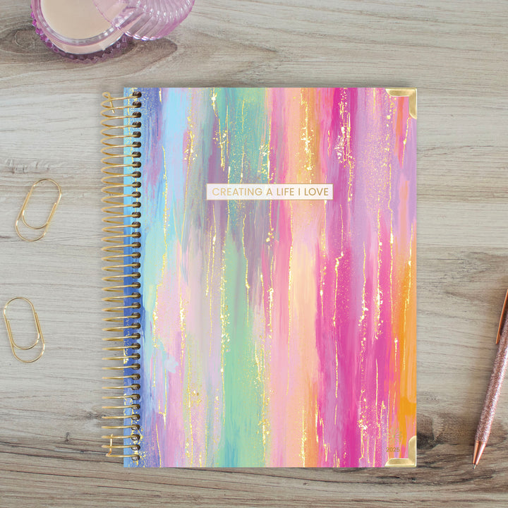 2025 Hard Cover Planner, 8.5" x 11", Creating A Life I Love