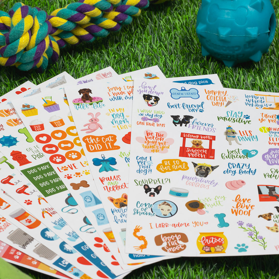 Planner Stickers, Dog Lover Pack