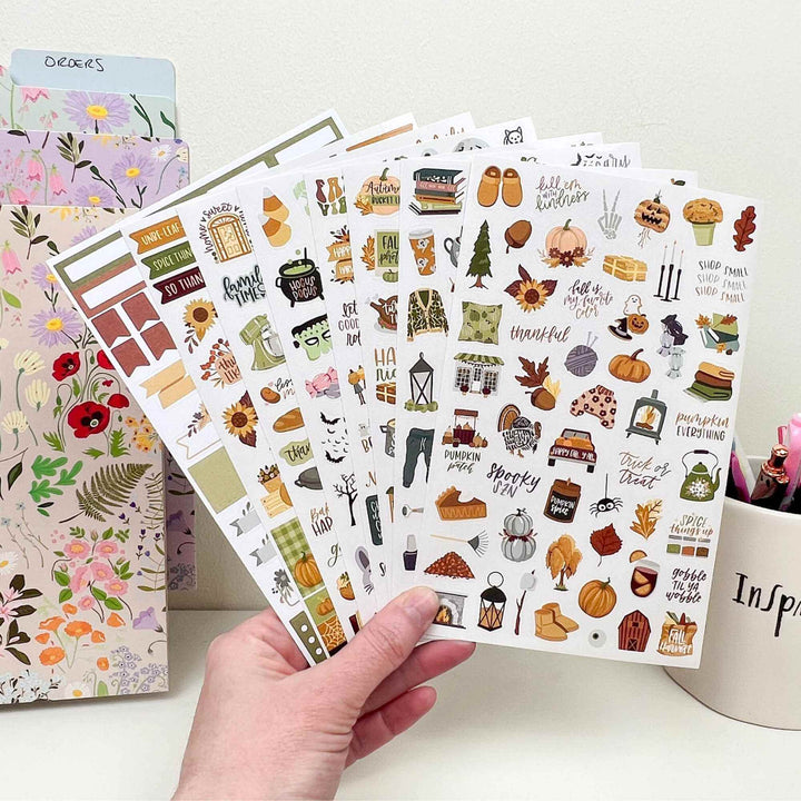 Planner Stickers, Fall Expansion Pack