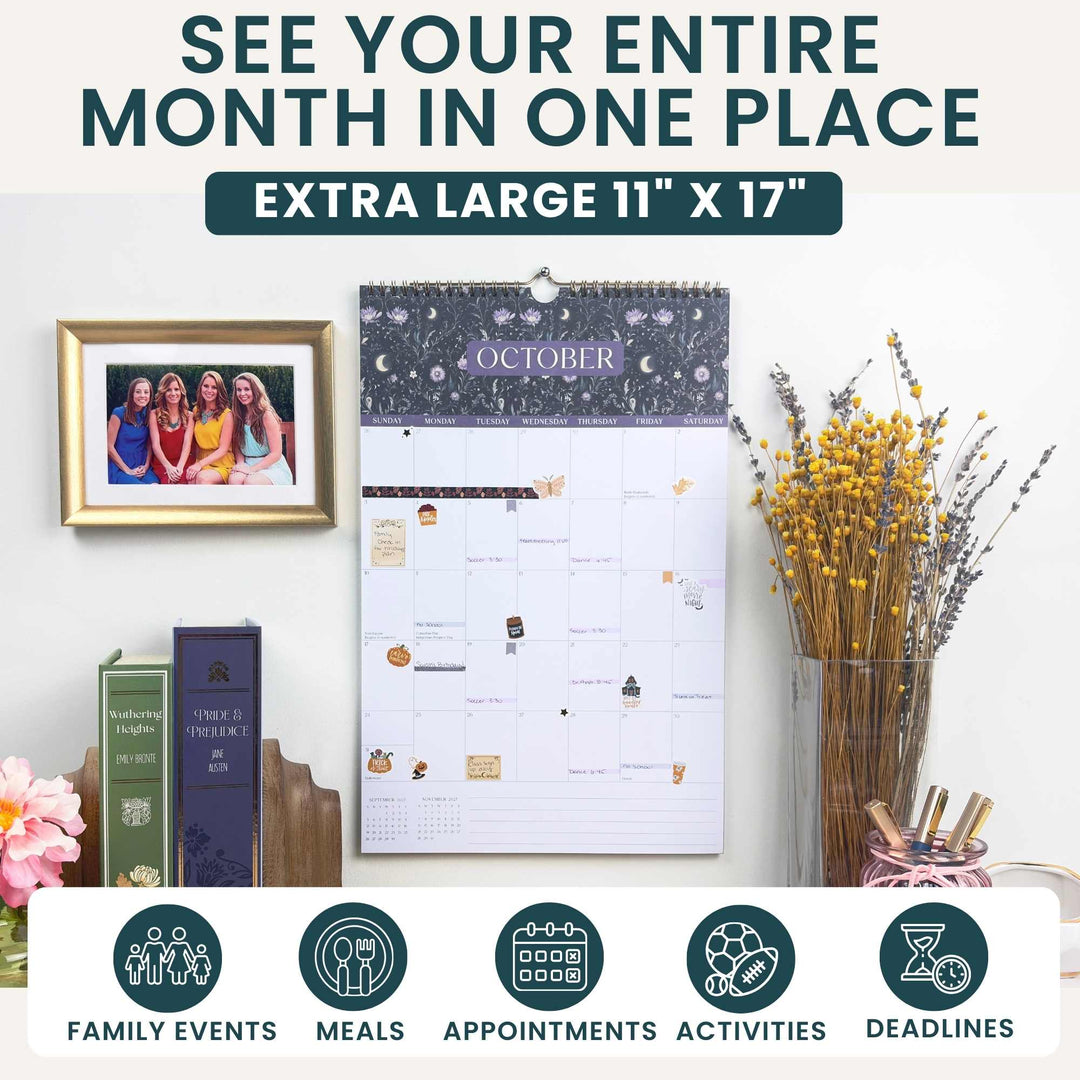 2027 Hanging Wall Calendar, 11" x 17" | Seasonal - bloom daily planners