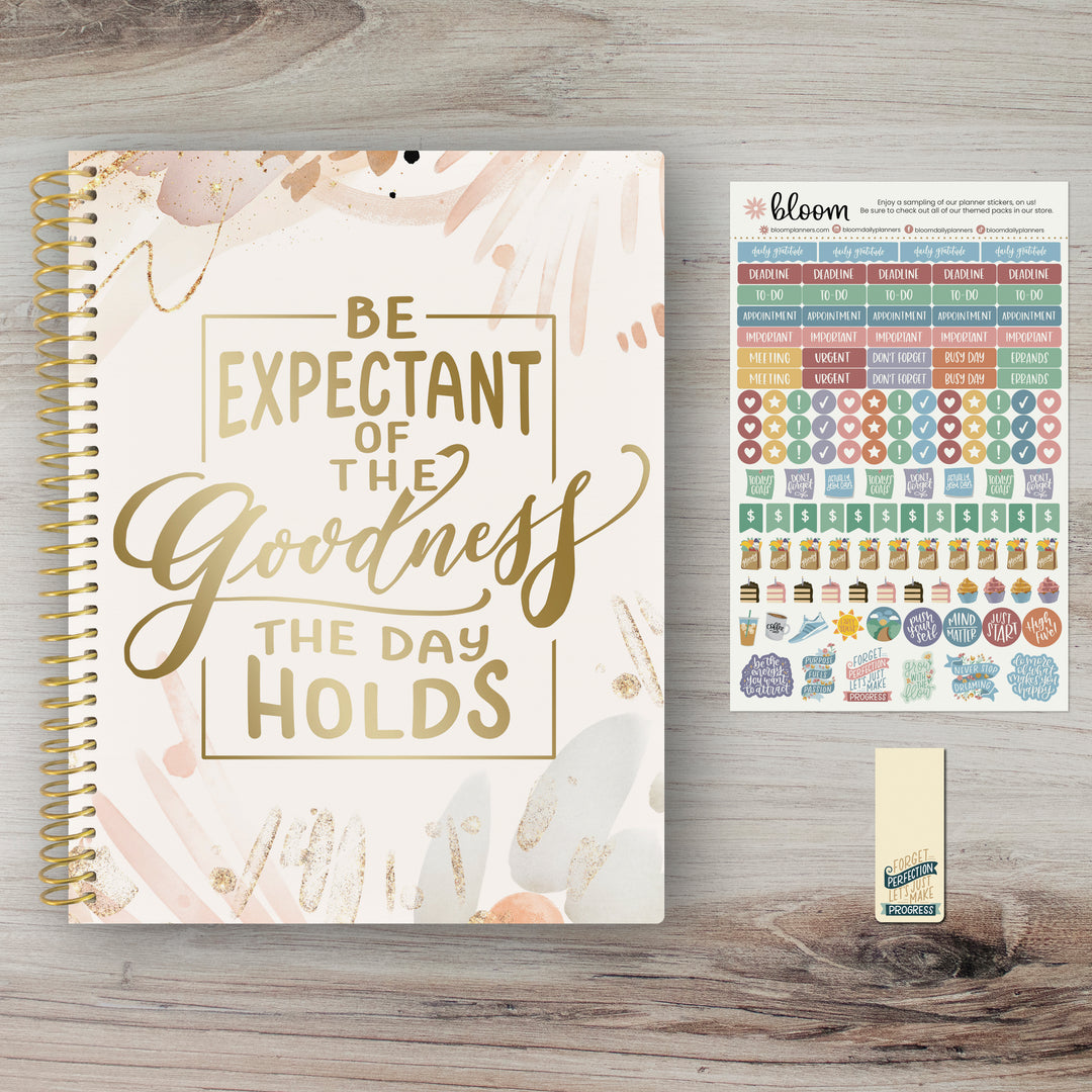 2025 Soft Cover Planner, 8.5" x 11", Moments of Grace