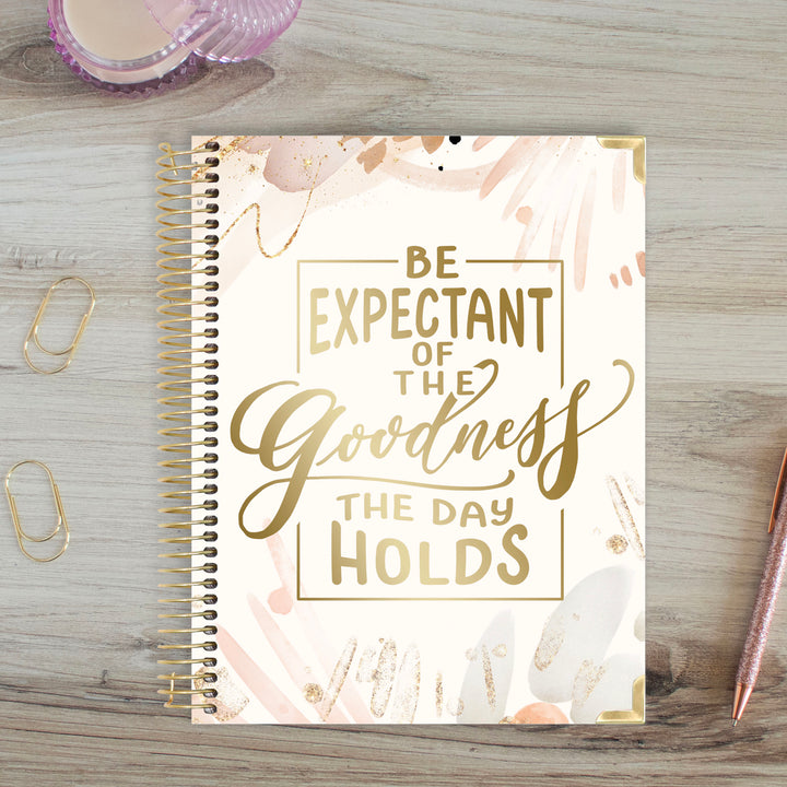 2025 Hard Cover Planner, 8.5" x 11", Moments of Grace