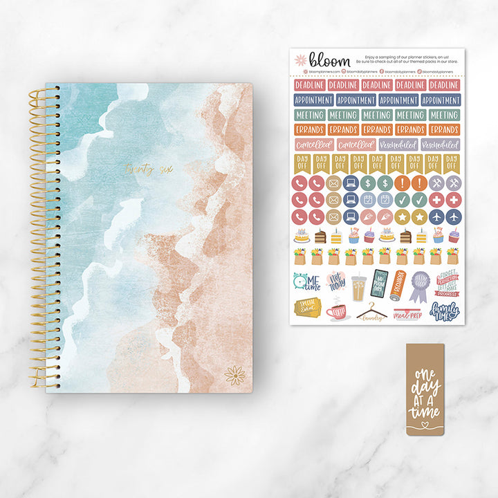 2026 Soft Cover Planner, 5.5" x 8.25", Ocean Oasis