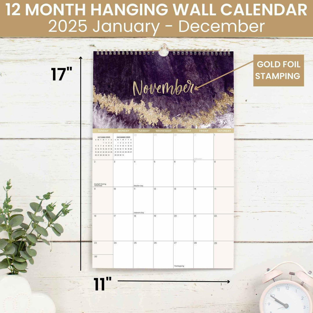 bloom 2025 Calendar Year Hanging Wall Calendar, 11 bloom-2025-calendar-year-hanging-wall-calendar-11-x-17-watercolor-bloom-daily-planners
