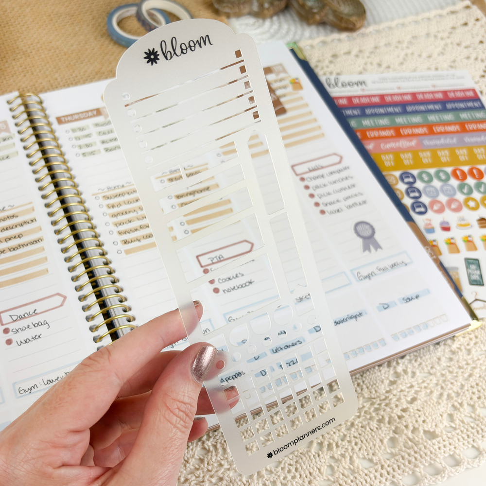 bloom Planning Stencil & Day Marker - bloom daily planners - hover