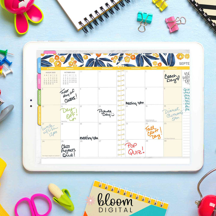 Digital 2023-24 Teacher Planner, for Digital Planning on iPad