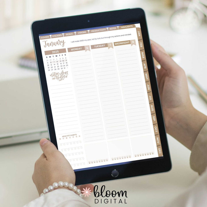 Digital 2025 Vision Planner, for Digital Planning on iPad