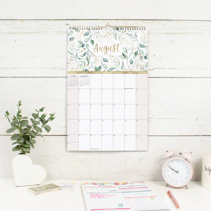 2025 Hanging Calendar, 11" x 17", Seasonal