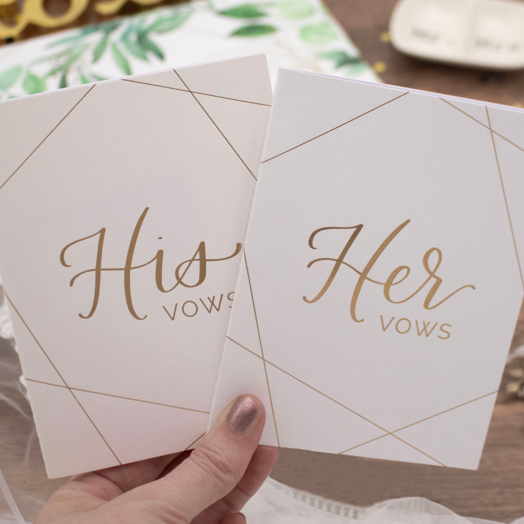 His and Hers Vows Booklets