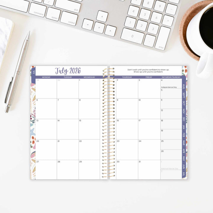 2026–27 Soft Cover Planner, 4" x 6" | Seaside Whimsy - bloom daily planners