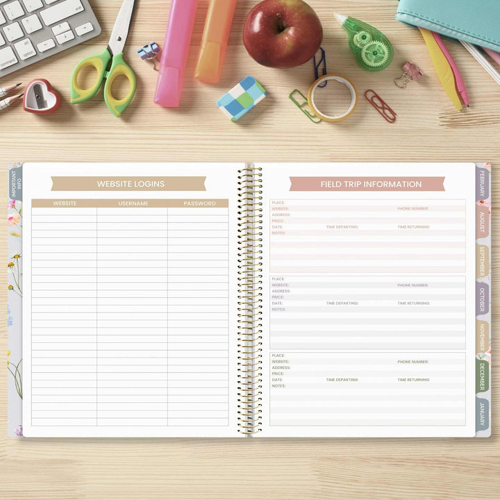Undated Teacher Planner | Teach Them Love Them - bloom daily planners