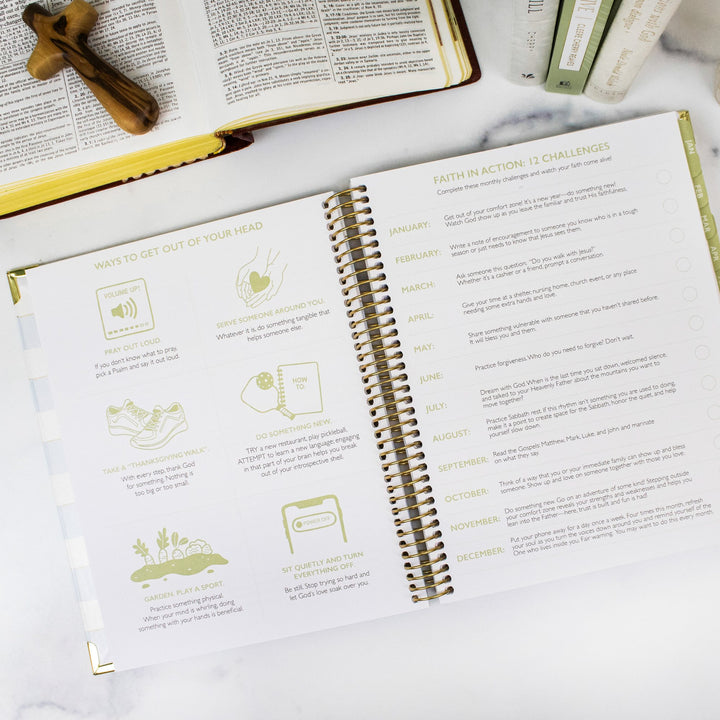 2026 bloom x Cleerely Stated Planner, 7.5" x 9", Year of Miracles