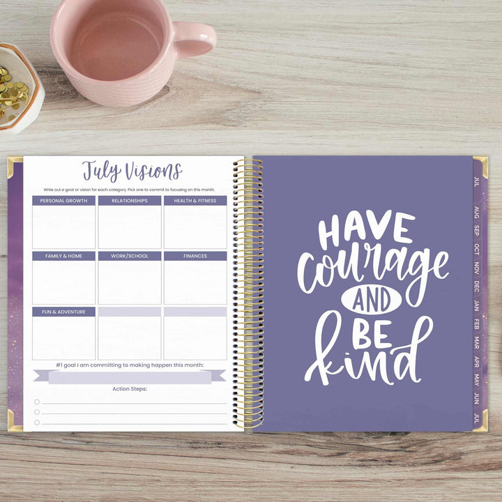 2026–27 Vision Goal Planner, 7.5" x 9" | Good Things Are Coming - bloom daily planners