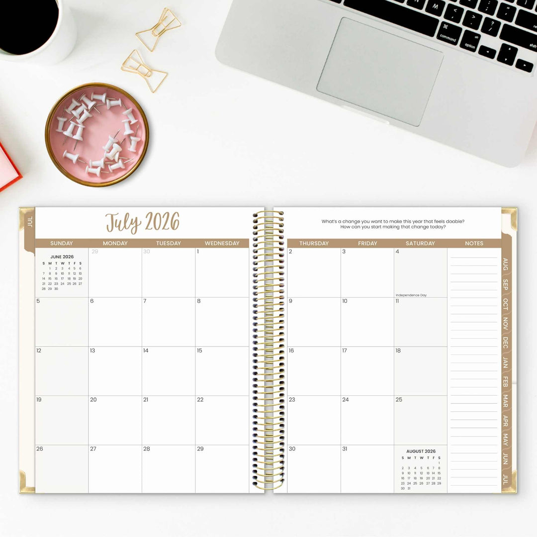 2026–27 Vision Goal Planner, 7.5" x 9" | Spread Kindness Like Wildflowers - bloom daily planners