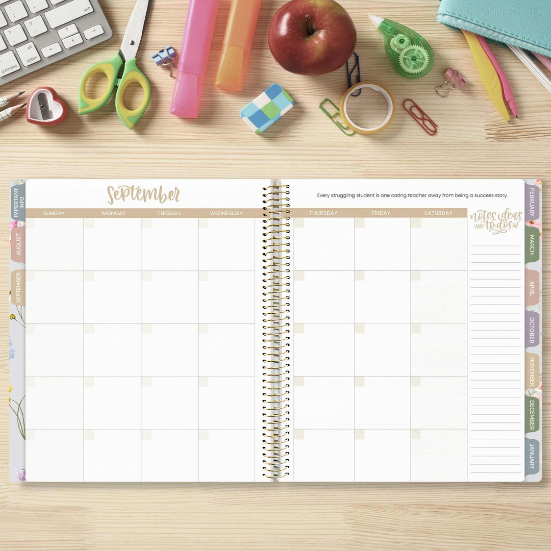 Undated Teacher Planner | Teach Them Love Them - bloom daily planners