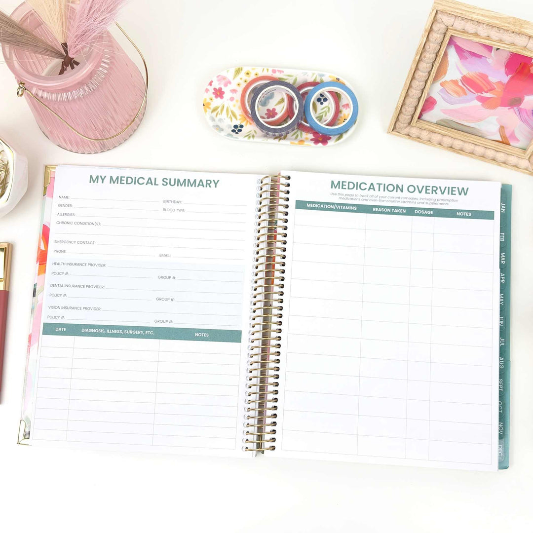 Chronic Illness Planner | Brushstroke Blooms - bloom daily planners