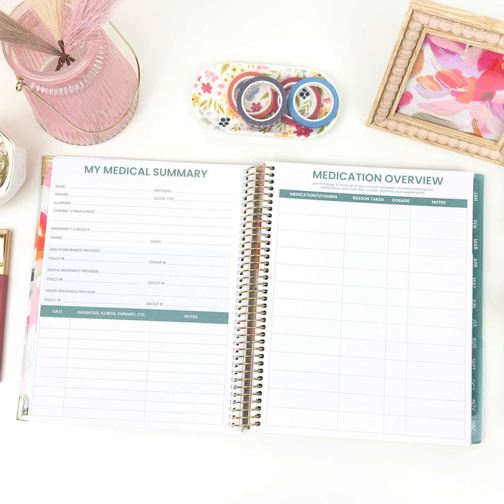 Chronic Illness Planner | Brushstroke Blooms - bloom daily planners