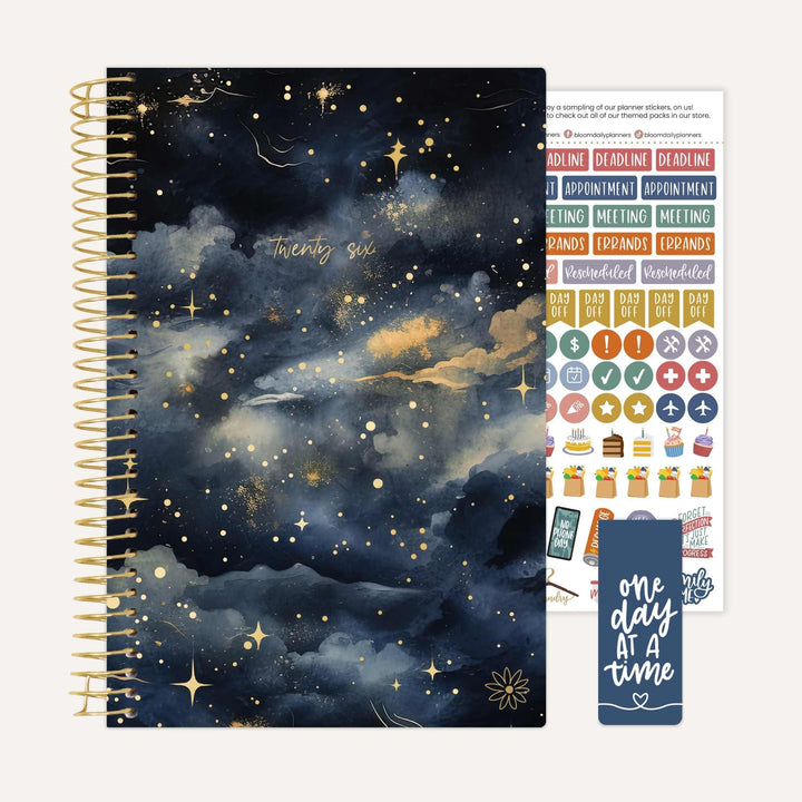 2026 Soft Cover Planner, 5.5" x 8.25", Midnight Sky