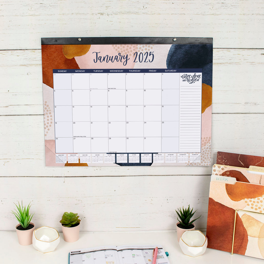 2025 Desk Calendar, 16" x 21", Seasonal