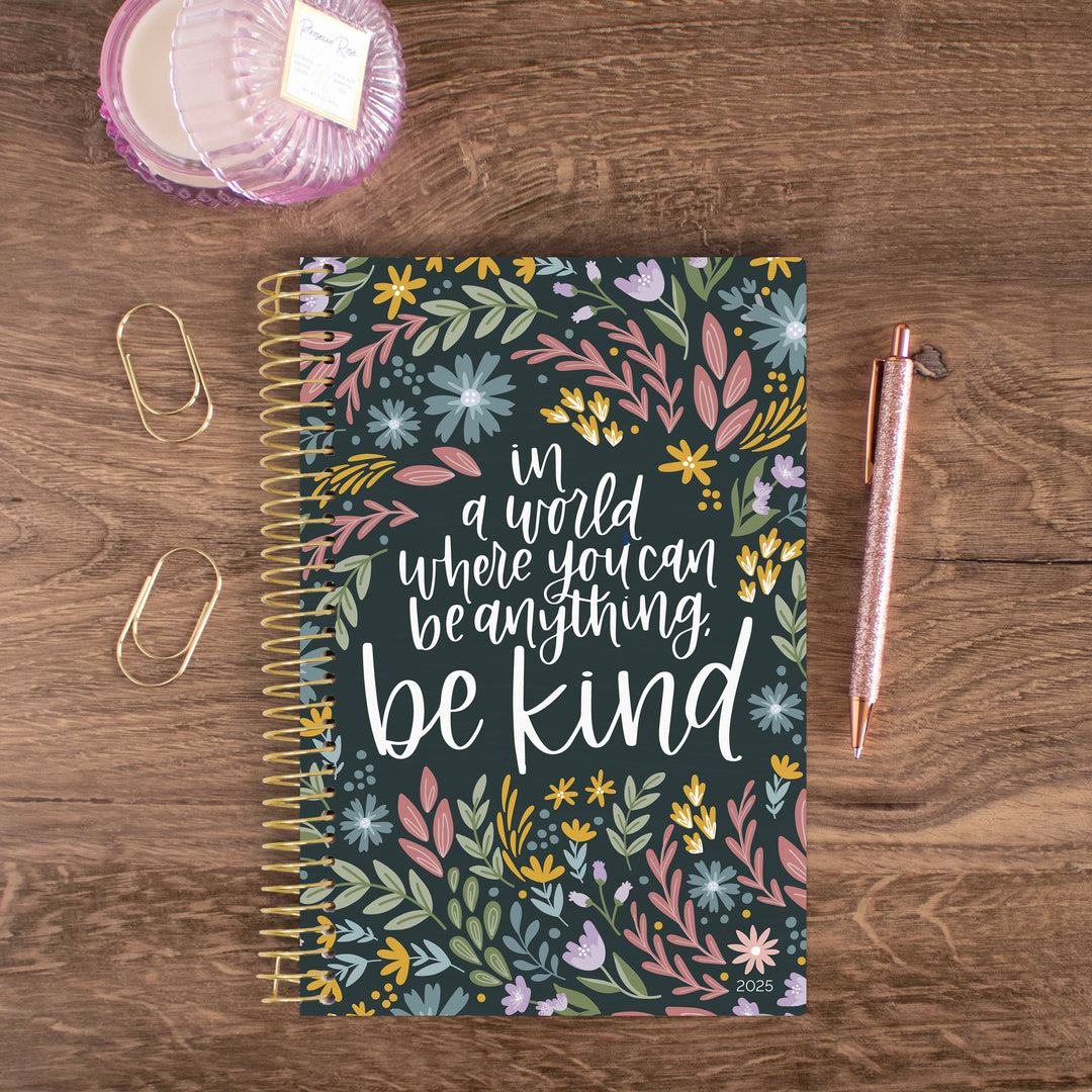 2025 Soft Cover Planner, 5.5" x 8.25", Be Kind