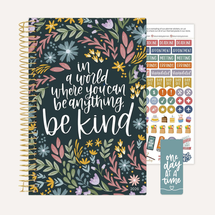 2026 Soft Cover Planner, 5.5" x 8.25", Be Kind