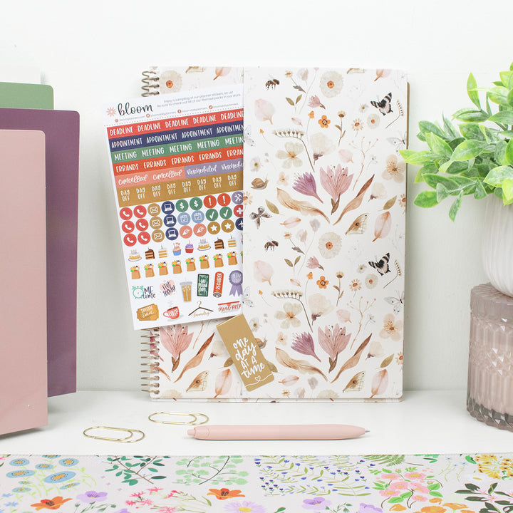 2026 Soft Cover Planner, 8.5" x 11", Butterfly Garden