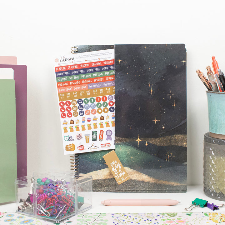 2026 Soft Cover Planner, 8.5" x 11", Celestial Skies