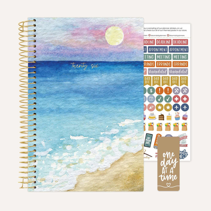 2026 Soft Cover Planner, 5.5" x 8.25", Coastal Calm