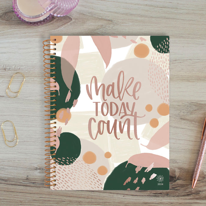 2024 Soft Cover Planner, 8.5" x 11", Make Today Count