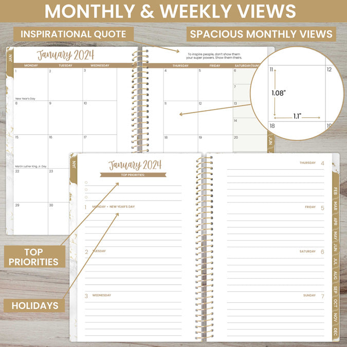 2024 Weekly Planner Pocket Size - Notebookpost