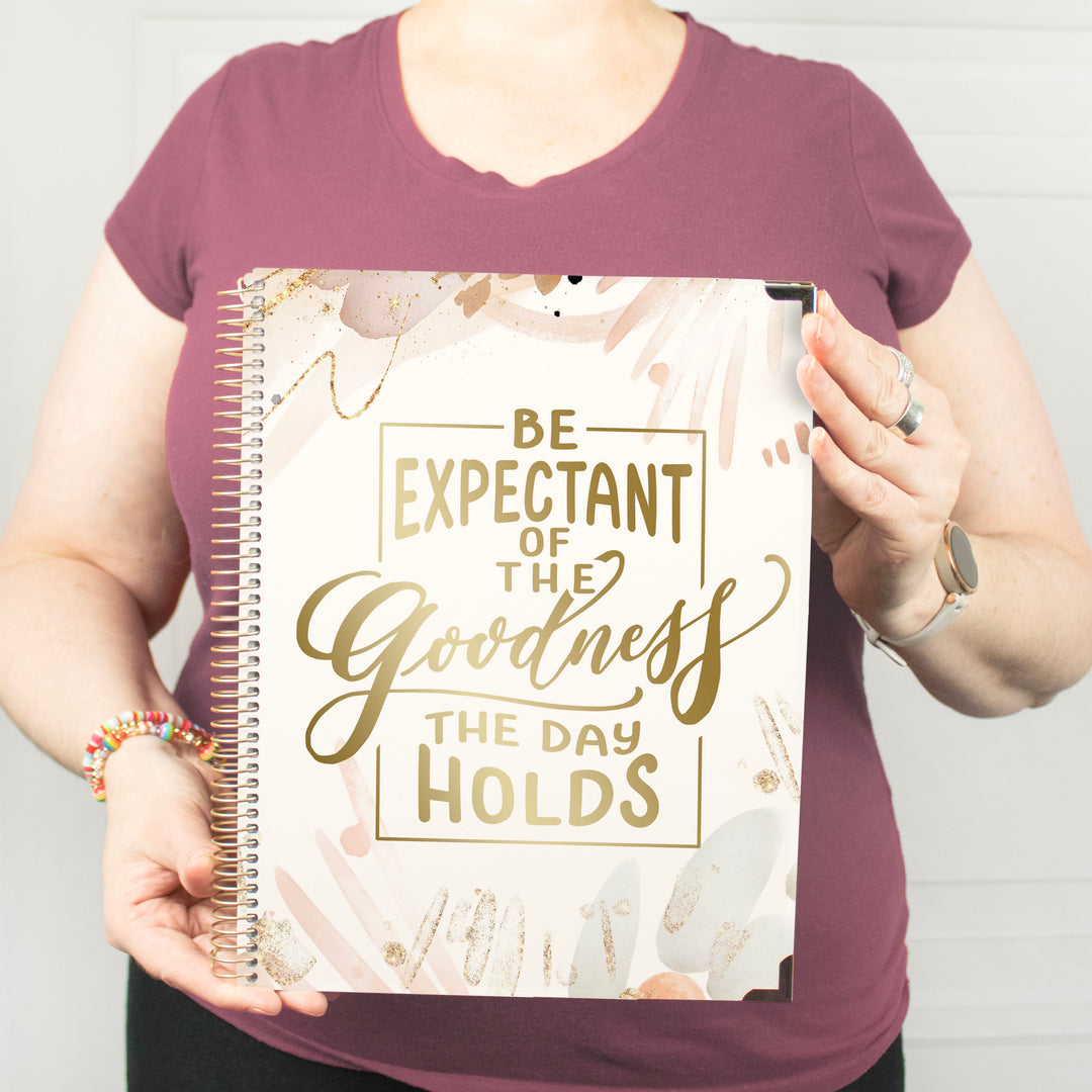 2025 Hard Cover Planner, 8.5" x 11", Moments of Grace